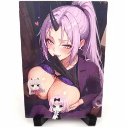 TenSura Shion Sexy Hot Anime Waifu Girl Doujin Lewd Goddess Story Holo Art Card - Image 2