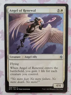 Angel of Renewal [Battle for Zendikar] Magic MTG - Image 1