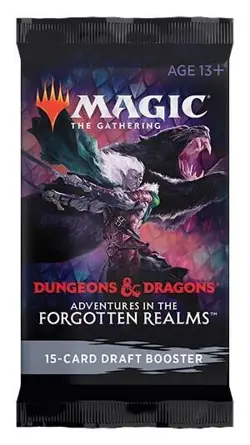 25 MTG D&D Adventures in the Forgotten Realms Draft Booster OFFERS CONSIDERED! - Image 1