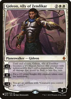 Gideon, Ally of Zendikar - 029/274 - The List Reprints - NM - Normal - Image 1