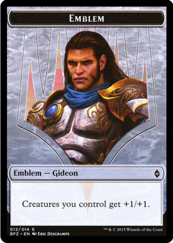 Gideon, Ally of Zendikar Battle for Zendikar MTG Emblem - Image 1