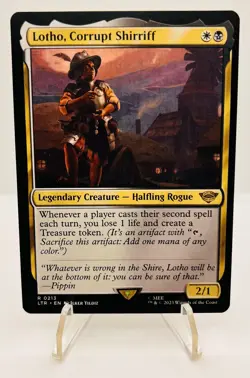 Lotho, Corrupt Shirriff 🔥 MTG, The Lord of the Rings set - Rare- 0213 - Image 1