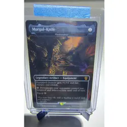 Morgul-Knife Shadowspear Surge Foil Borderless LOTR MTG LTC 0383 Flawless-MINT - Image 2