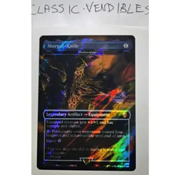 Morgul-Knife Shadowspear Surge Foil Borderless LOTR MTG LTC 0383 Flawless-MINT - Image 3