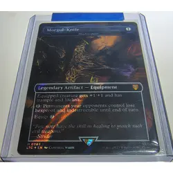 Morgul-Knife Shadowspear Surge Foil Borderless LOTR MTG LTC 0383 Flawless-MINT - Image 4