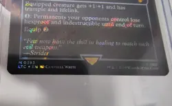 Morgul-Knife Shadowspear Surge Foil Borderless LOTR MTG LTC 0383 Flawless-MINT - Image 5