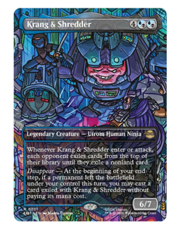 Krang & Shredder - Borderless Teenage Mutant Ninja Turtles MTG - Image 1