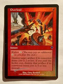Magic MTG - Overload (Foil) - Invasion - LP - Image 1