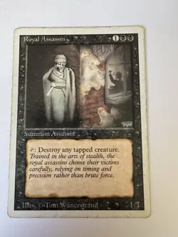 Magic The Gathering Royal Assassin 1994 Revised Edition - Image 1