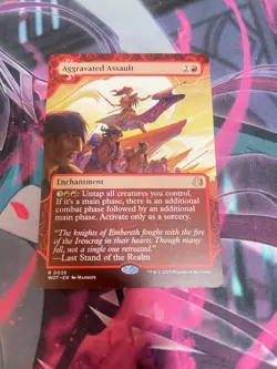 MTG - AGGRAVATED ASSAULT - RARE - WOT - NM - Image 1