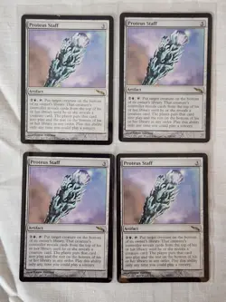 Played Proteus Staff Mirrodin Mtg Magic the Gathering - Image 1