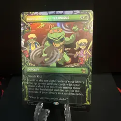 Michelangelo's Technique - Foil - Showcase R MTG Teenage Mutant Ninja Turtles - Image 1