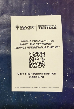 Magic The Gathering Teenage Mutant Ninja Turtles Michelangelo Sticker TMNT MTG🔥 - Image 2