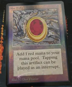 Mox Ruby (IE) International Edition Foil **PLAYTEST** - Image 1