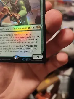 Michelangelo, Weirdness to 11 Teenage Mutant Ninja Turtles Foil MTG TMNT - Image 5