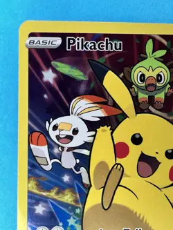 2020 Pokemon Pikachu SWSH020 Black Star Promo Full Art - Image 3