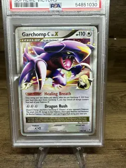 2009 POKEMON PLATINUM SUPREME VICTORS #145 GARCHOMP C LV.X-HOLO PSA 9 - Image 2