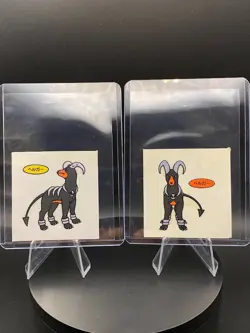 Pokemon Deco Chara Sticker Seal Gamefreak Nintendo Japanese Houndoom Set of 2 - Image 4