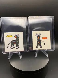 Pokemon Deco Chara Sticker Seal Gamefreak Nintendo Japanese Houndoom Set of 2 - Image 5