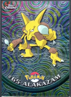 🥄 Alakazam #65 - Topps Chrome NM: Pokemon Card - Image 1
