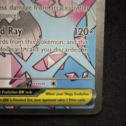 Pokemon Mega Diancie EX 267/217 Mega Evolution Fairy Type ASC EN TCG Card - Image 2