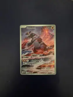 Groudon 199/182 Illustration Rare Card SV04 Paradox Rift 2023 Pokemon TCG - Image 1