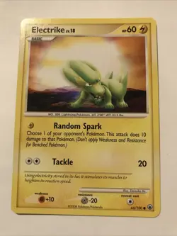 Electrike 64/100 Pokemon - Diamond and Pearl Majestic Dawn Card - Image 1
