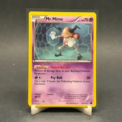 Mr. Mime Non-Holo Rare 47/116 LP Black White BW Plasma Freeze Pokemon - Image 1