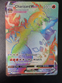 Charizard VMax 074/073 Pokemon MT Champion's Path Rainbow Secret Rare - Image 1