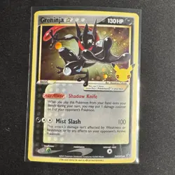 Greninja Gold Star SWSH144 Promo Pokemon TCG SWSH:Sword & Shield Celebrations - Image 1