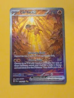 Pokemon Paldea Evolved Chi-Yu ex 259/193 Special Illustration Rare - Image 1