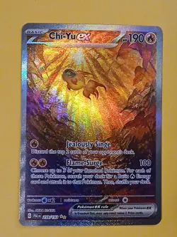 Pokemon Paldea Evolved Chi-Yu ex 259/193 Special Illustration Rare - Image 3