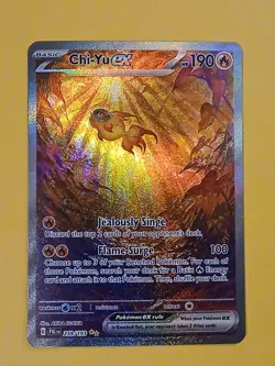 Pokemon Paldea Evolved Chi-Yu ex 259/193 Special Illustration Rare - Image 4