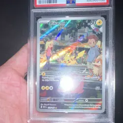 Pokemon Pikachu Illustration Rare Sv: Scarlet & Violet 151 #173/165 PSA 9 2023 - Image 4