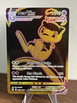 POKEMON LOST ORIGIN MEW VMAX ULTRA RARE GOLD TRAINER GALLERY TG30/TG30 - Image 1