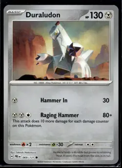 Duraludon 069/131 Pokemon Prismatic Evolutions (Poke Ball Pattern) - Image 1