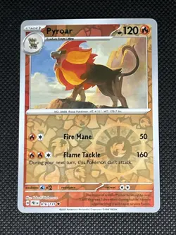 Pyroar 016/131 Pokemon Sv: Prismatic Evolutions Reverse Holo - Image 1