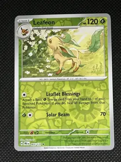Leafeon 005/131 Pokemon Sv: Prismatic Evolutions Reverse Holo - Image 1