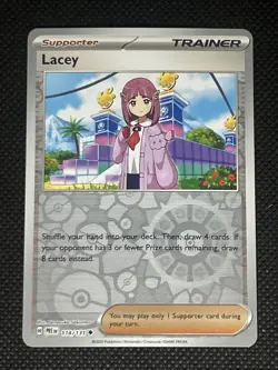 Lacey 114/131 Pokemon Sv: Prismatic Evolutions Reverse Holo - Image 1