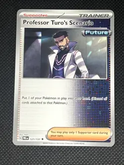 Professor Turo's Scenario 121/131 Pokemon Sv: Prismatic Evolutions Non Holo - Image 1
