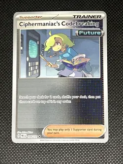 Ciphermaniac's Codebreaking #104 Pokemon Sv: Prismatic Evolutions Reverse Holo - Image 1