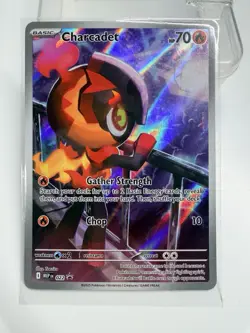 Pokemon Center Etb Phantasmal Flames Charcadet 022 Stamped Promo - Image 1