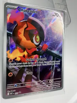 Pokemon Center Etb Phantasmal Flames Charcadet 022 Stamped Promo - Image 4