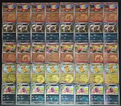 2025 Pokemon TCG S-Chinese Master Ball Pawmo Vulpix Pikachu Lot40#1 JL89 - Image 1