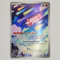 Minior - Illustration Rare SV04: Paradox Rift 201/182 NM Pokemon TCG - Image 1