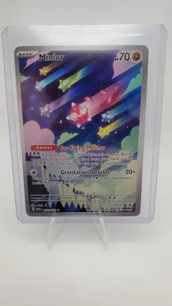 Minior - Illustration Rare SV04: Paradox Rift 201/182 NM Pokemon TCG - Image 3
