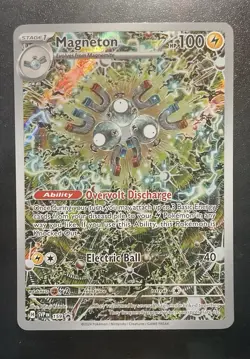 Pokemon Magneton 159 Scarlet & Violet Promo Holo 100 HP Overvolt Discharge - Image 1