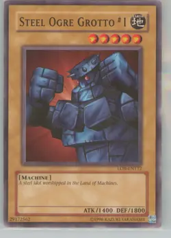 Yu-Gi-Oh! LOB Steel Ogre Grotto #1 LOB-EN112 NM or Better - Image 1