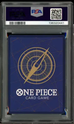 #2 2025 One Piece EN OP13 Wanted Alternate Art #119 Portgas D Ace PSA 10 - Image 3