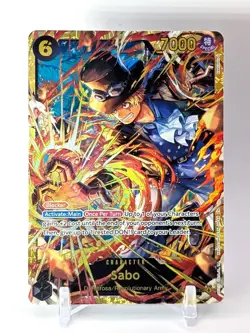 Sabo (120) OP13-120 Secret Rare Carrying On His Will One Piece Near Mint - Image 1